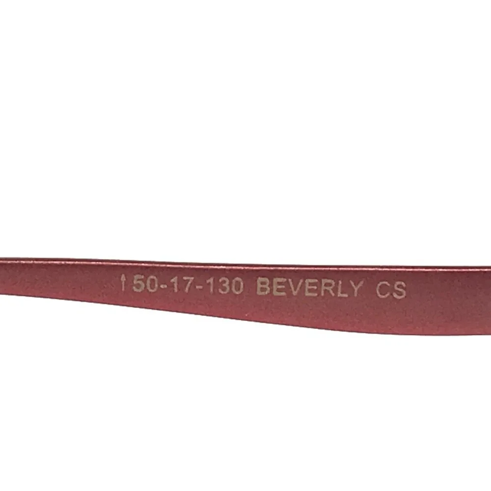 Dana Buchman Eyeglasses Frames BEVERLY CS Red Cat Eye Full Rim 50-17-130
